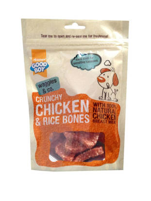 Picture of Good Boy Deli Chicken / Rice Bones - Pack 8