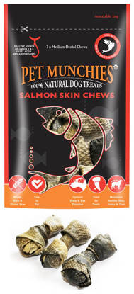 Picture of Pet Munchies Dog Salmon Chews - 8 x 90g