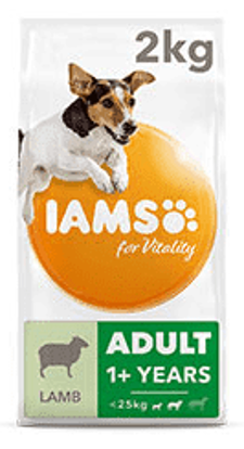 Picture of Iams Vitality Small / Mediyn Dog Lamb 2kg