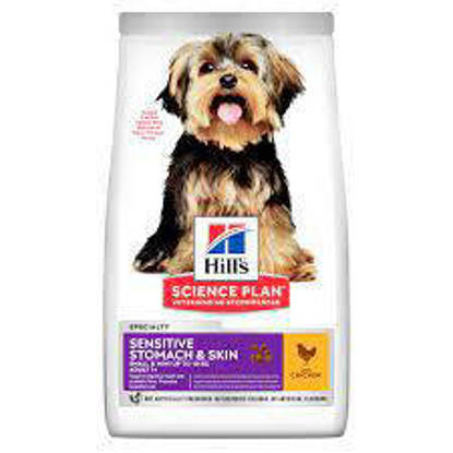 Picture of Hills Science Plan Adult Small Mini Dog Sensitive Skin/Stomach 1.5kg