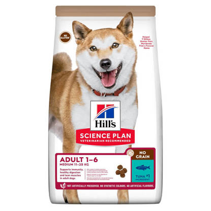 Picture of Hill's Science Plan No Grain Medium Adult Dog Food with Tuna 2.5kg