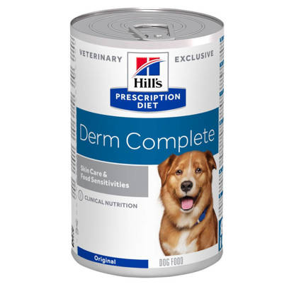 Picture of Hills Prescription Diet Derm Complete Dog Food 12 x 370g