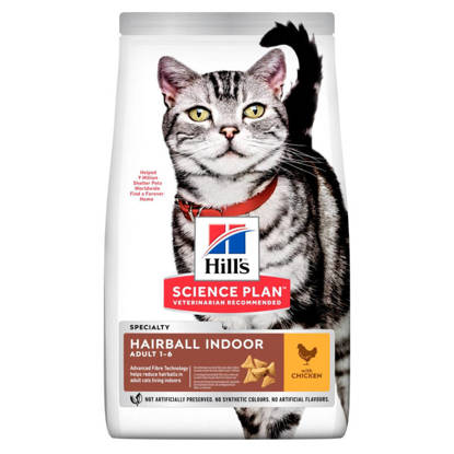Picture of Hills Adult Feline Hairball Indoor Cat Chicken 6 x 300g