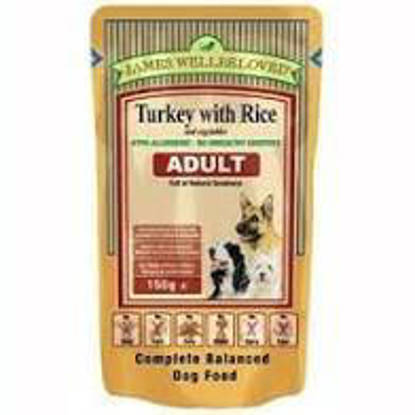 Picture of James Wellbeloved Turkey Adult Pouch Mega Pk 150g x 40