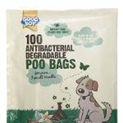 Picture of Good Boy Degradeable Antibacterial Poo Bags - pack 100 x 34